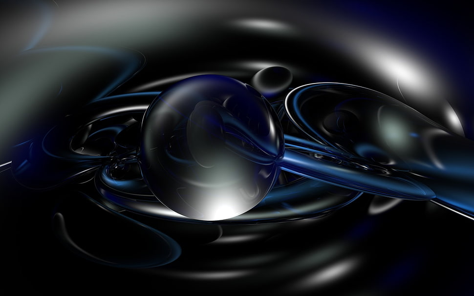 render, shapes, digital art HD wallpaper