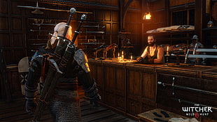 The Witcher Wildhunt game screenshot, The Witcher 3: Wild Hunt, Geralt of Rivia, CD Projekt RED HD wallpaper