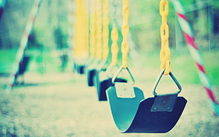 black and yellow swing