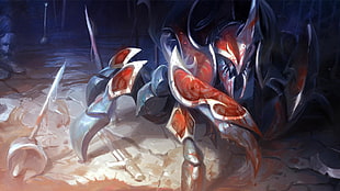 Nerubian Assassin illustration, Dota 2, Valve, Nyx Assassin, video games HD wallpaper