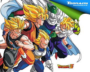 Dragonball Z illustration, anime, Dragon Ball Z, Son Goku HD wallpaper
