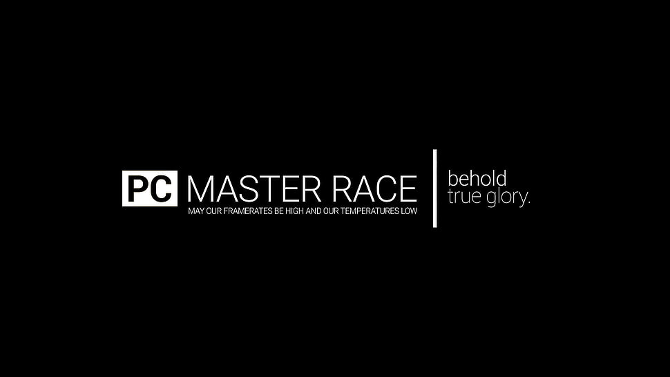 PC Master Race logo, PC Master  Race, PC gaming HD wallpaper