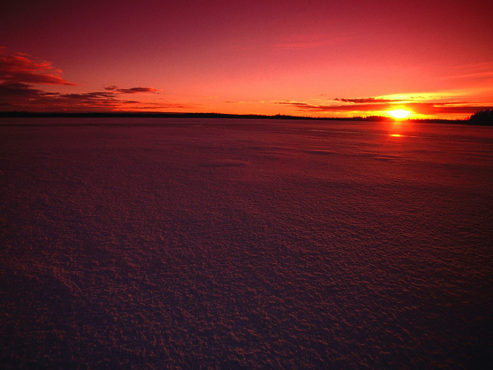 sunset poster, sunset HD wallpaper