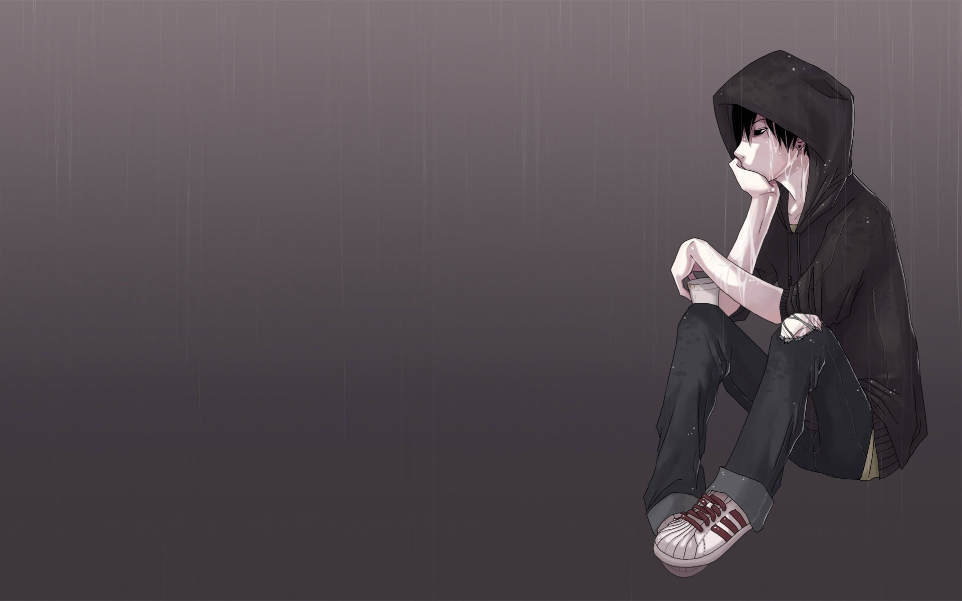 Featured image of post Lonely Anime Boy With Black Hoodie We hope you enjoy our growing collection of hd images to use as a background or home screen for your smartphone or computer