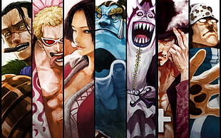 One Piece Warlords collage