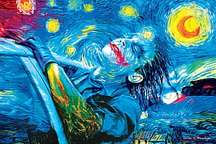 Joker abstract painting, Joker, artwork, painting HD wallpaper