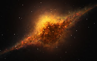 outer space clouds HD wallpaper