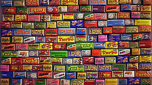 assorted box lot, Turbo Covert Art, bubblegum HD wallpaper