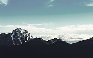 black mountain, mountains HD wallpaper
