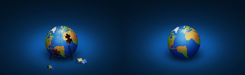 black flat screen computer monitor, digital art HD wallpaper