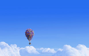 UP movie still, Up (movie), balloon, hot air balloons, sky