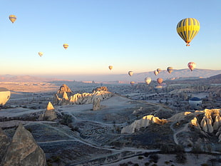 hot air balloons, cappadocia