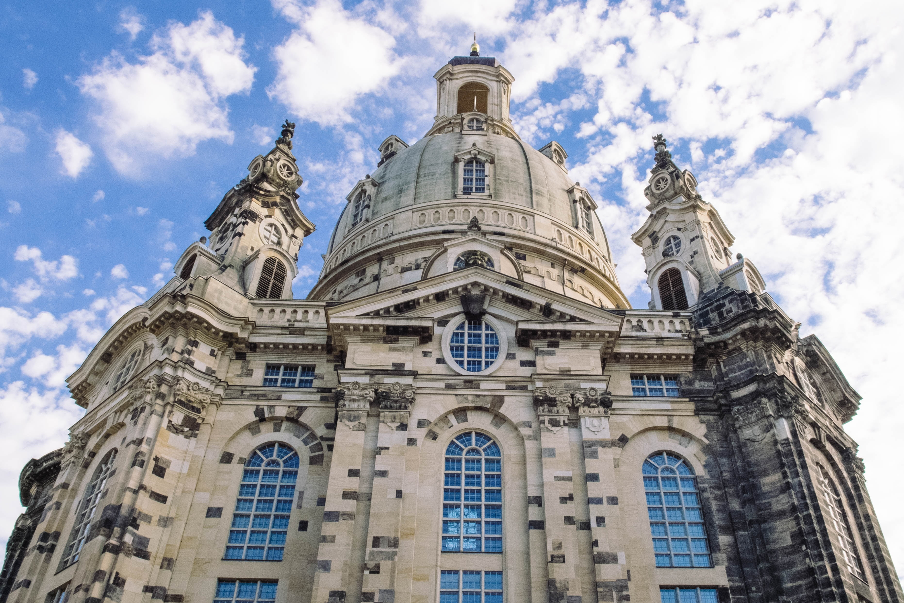 low angle photography of cathedral