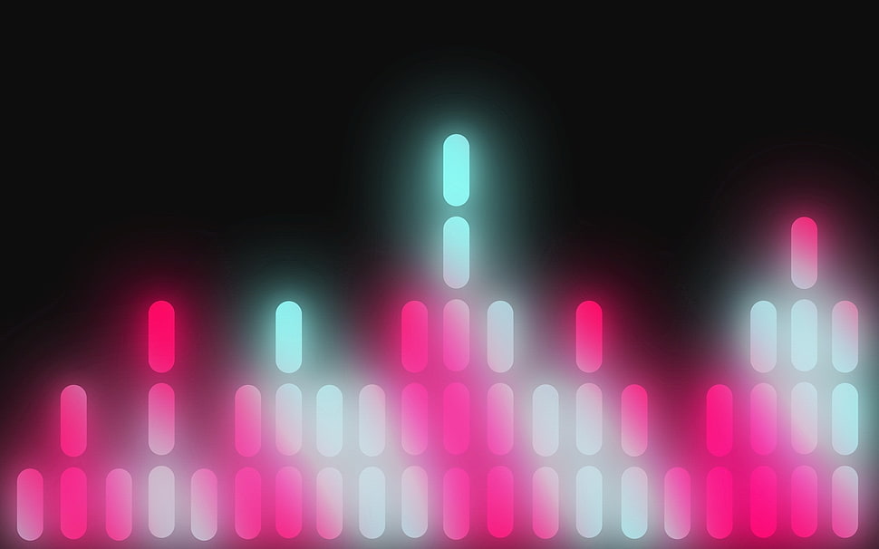 pink and white illustration HD wallpaper