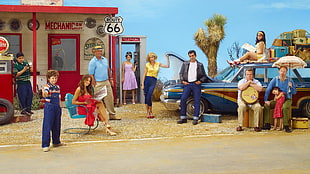 Route 66 poster, TV, Modern Family, Ariel Winter, Sofia Vergara HD wallpaper