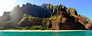 brown mountain, landscape, nature, Hawaii, island HD wallpaper