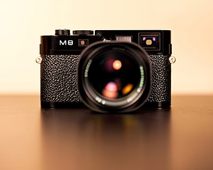 black M8 camera HD wallpaper