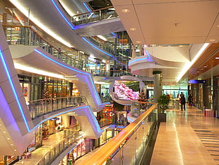 mall interior HD wallpaper