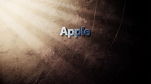 Apple lettering illustration HD wallpaper