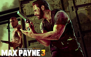 Max Payne 3 game poster, Max Payne, Rockstar Games, Max Payne 3, movies
