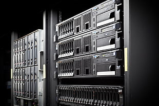 black audio equalizer, server, machine, computer, hardware