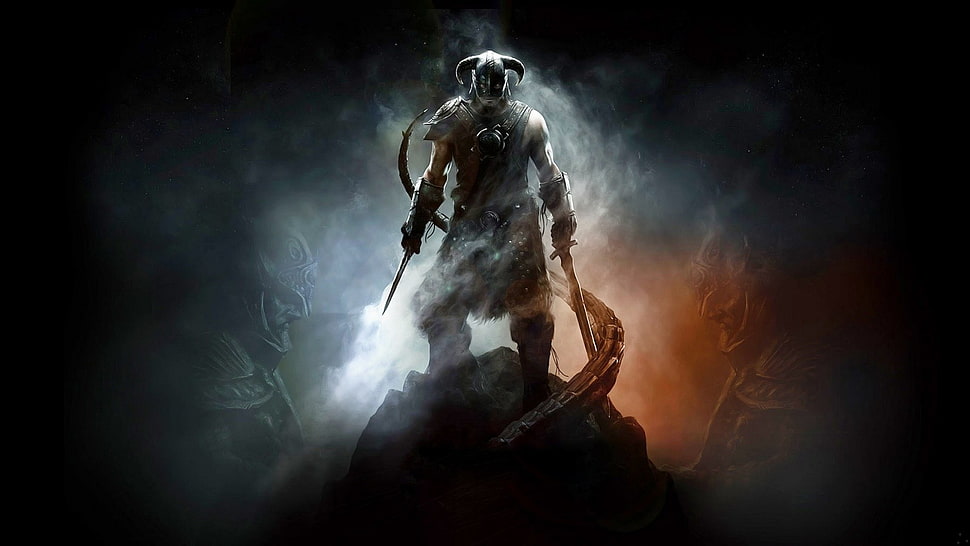 warrior digital wallpaper, video games HD wallpaper