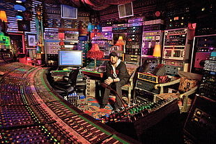 person in studio