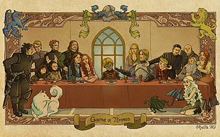 Game of Thrones painting HD wallpaper