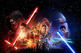 Star Wars The Force Awakens digital wallpaper, Star Wars: The Force Awakens, Star Wars HD wallpaper