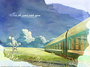 Into the Great Wide Open painting, anime HD wallpaper