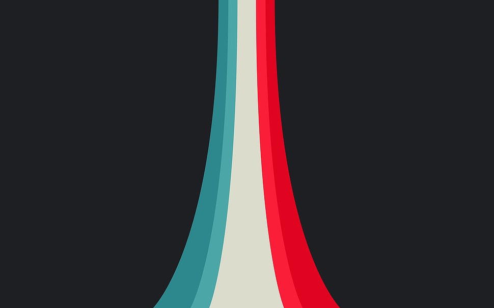 teal, white, and red striped, pattern HD wallpaper