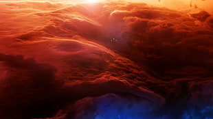 clouds, 3D, render