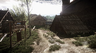 brown nipa hut, The Witcher 3: Wild Hunt, video games