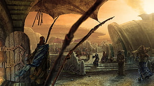 game wallpaper, The Elder Scrolls III: Morrowind, Ald'ruhn