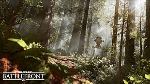 Star Wars Battlefront in game screenshot, Star Wars, Star Wars: Battlefront, Endor, Battle of Endor HD wallpaper