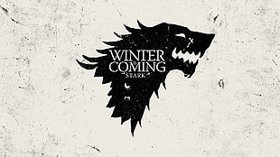 Winter Coming Stark Game of Thrones logo HD wallpaper