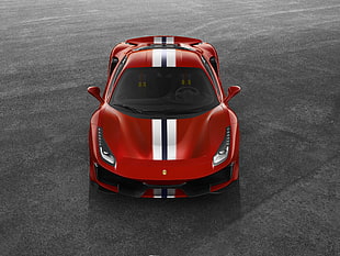 red Ferrari sport car