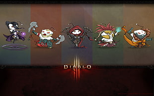 Diablo 3 digital wallpaper, Diablo III, Barbarian, Blizzard Entertainment, classes