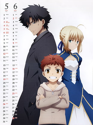 Fate Series, Fate/Zero, Saber, Shirou Emiya HD wallpaper