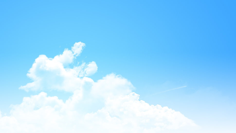 white cloud HD wallpaper