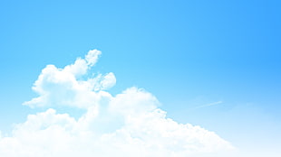 white cloud HD wallpaper