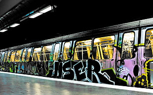 assorted graffiti HD wallpaper