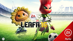 ZA Sports LEAFA 16 cover, video games, Plants vs. Zombies HD wallpaper