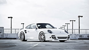 white coupe, Porsche, Porsche 911, white cars, vehicle