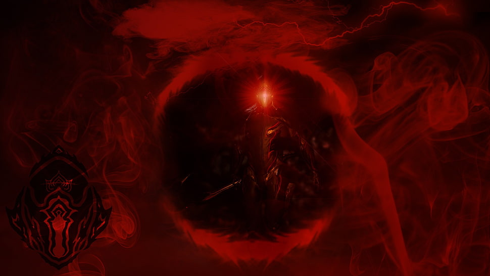 red ball, Warframe, Stalker (Warframe) HD wallpaper