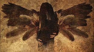 wings, angel HD wallpaper