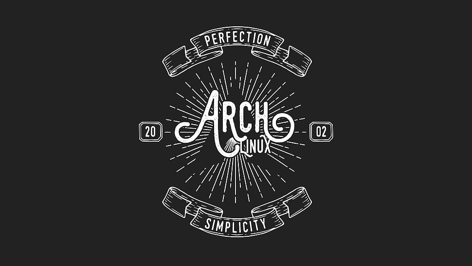Arch logo, Archlinux, Linux HD wallpaper