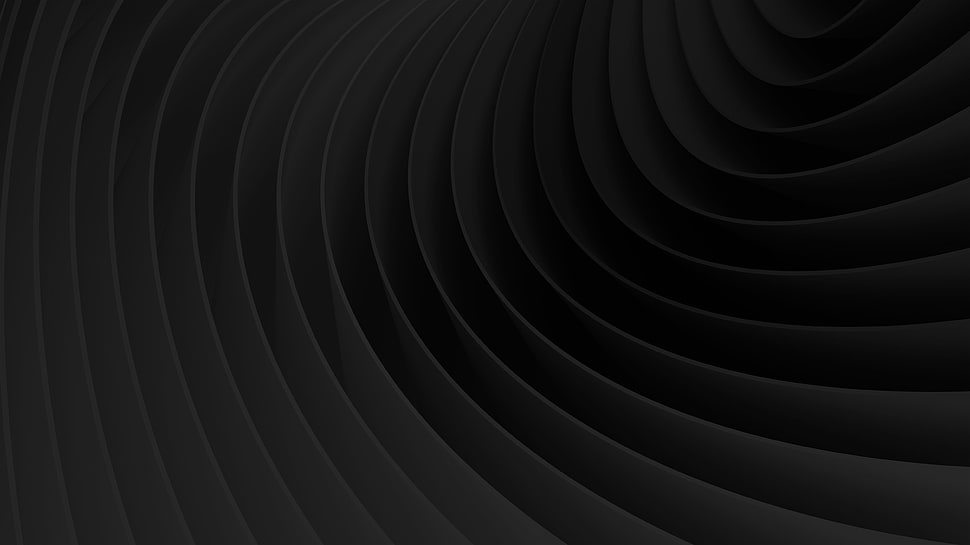 black and gray digital wallpaper, digital art, abstract, minimalism, black HD wallpaper