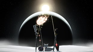planet illustration, Mahou Shoujo Madoka Magica, Kyuubey, anime HD wallpaper