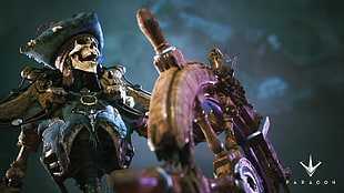 Paraoon skeleton pirate captain HD wallpaper